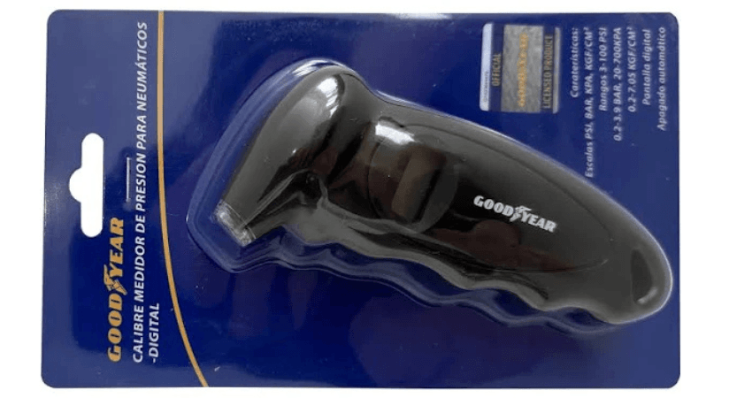 Detalle: Calibre de Presión Digital para Neumáticos GOODYEAR