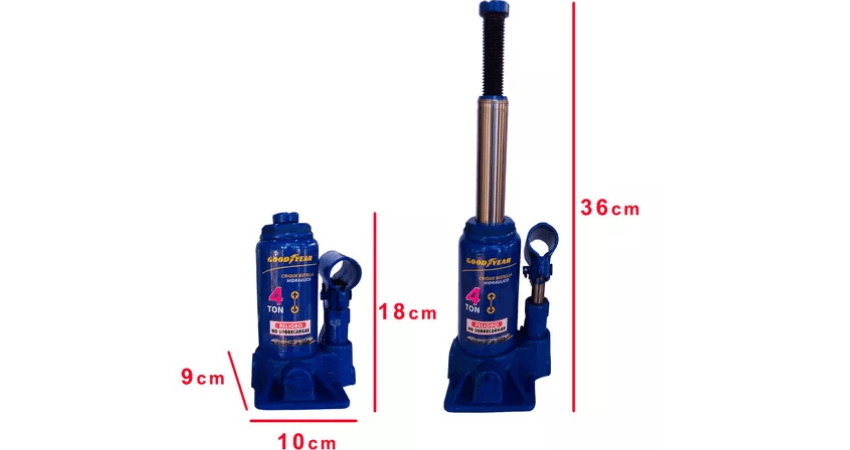 Detalle: Crique Botella GOODYEAR 4 Toneladas