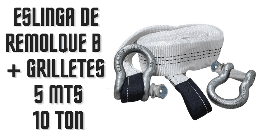 Eslinga de Remolque B con Grilletes