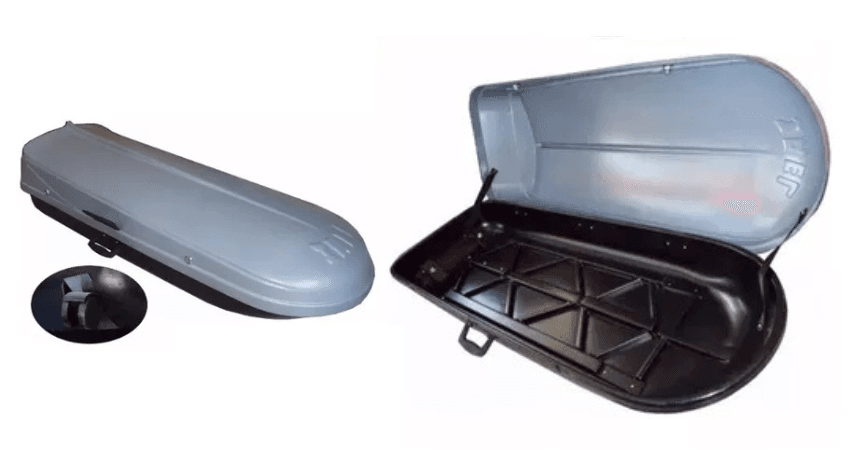 Detalle: Valija para Techo IAEL 160L con Cerradura y Ruedas