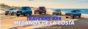 Travesias 4×4 en Médanos de la Costa